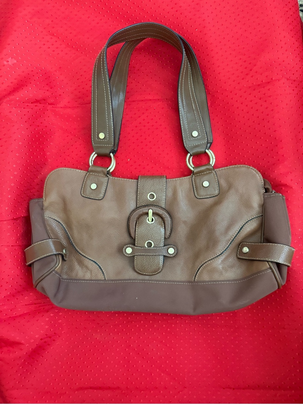 Wilsons Leather Brown Satchel Purse | Leather Shoulder Bag